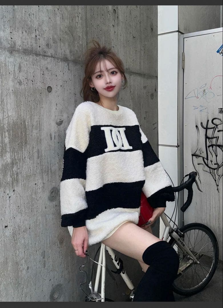 新品未開封❣️（ダーリッチ）アップリケブークレトップスＭＩＸ色