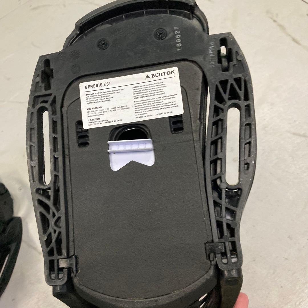 バートン　ジェネシス　ブラック スノーボード ビンディング