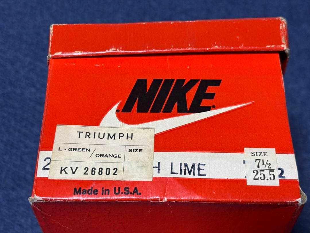 NIKE 陸上競技スパイク 中・長距離用 アメリカ製 25.5cm