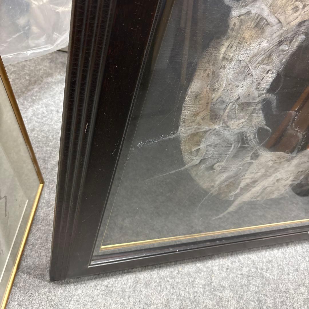 絵画　額縁　油彩画　F20 アクリル版