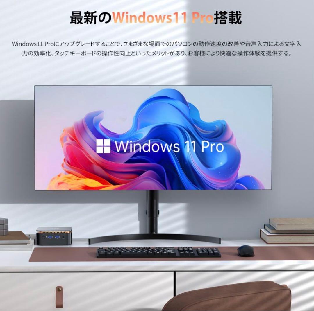 NiPoGi N97 ミニPC SSD 512GB RAM 16GB