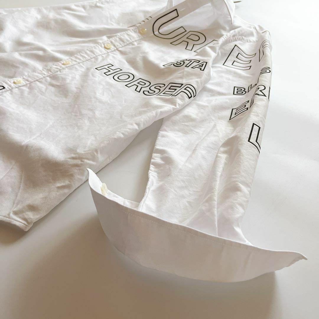 22SS　現行 バーバリー リカルド ティッシ ホースフェリー　長袖シャツ M