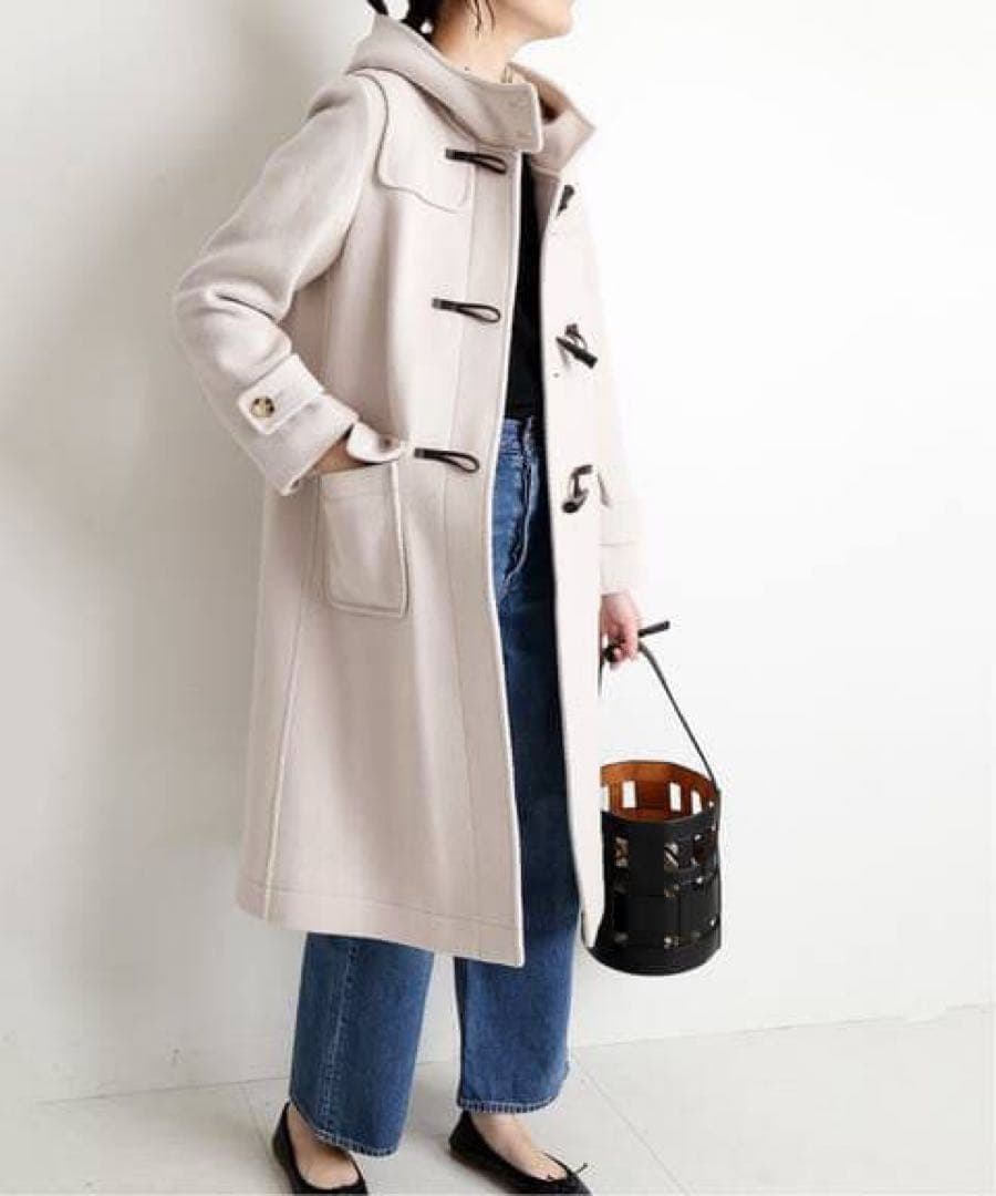 SLOBE IENA　ヘリンボーンダッフルコート