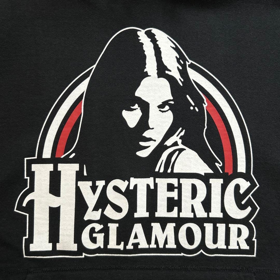 3824M【美品・タグ付】ヒステリックグラマー☆ヒスガール ビッグロゴ パーカー
