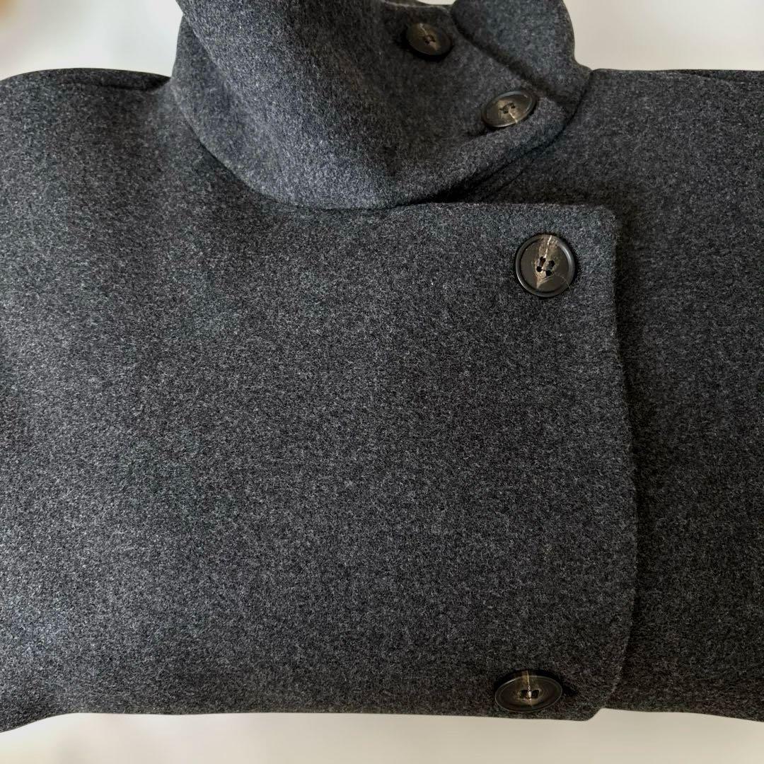 完売品⭐︎ZARA ハイネックショートコート XS グレーマール