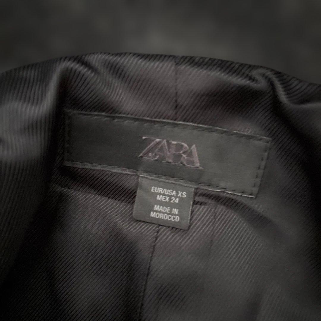 完売品⭐︎ZARA ハイネックショートコート XS グレーマール