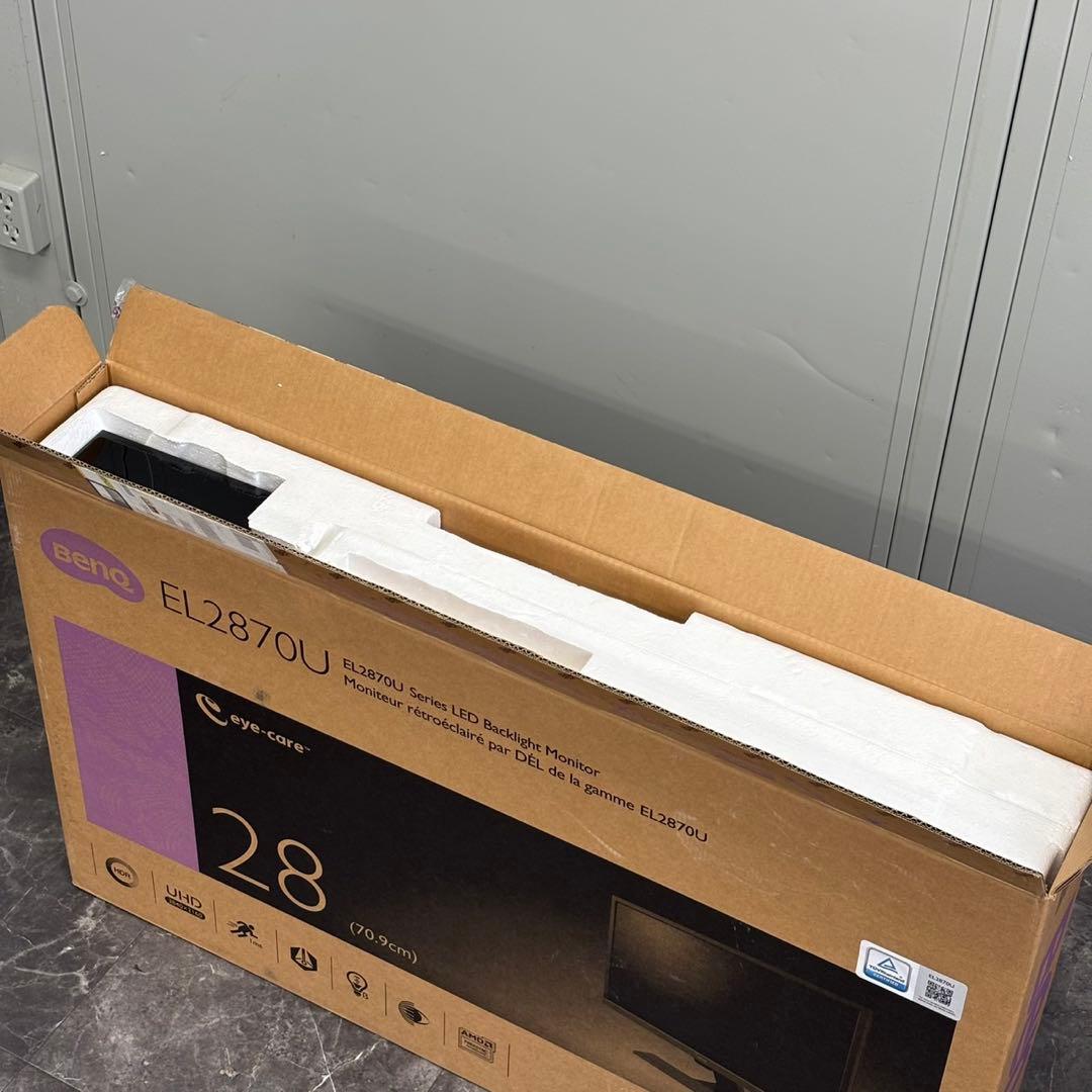 ＊送料込！美品！BenQ 28インチ 4K（UHD）液晶モニター EL2870U