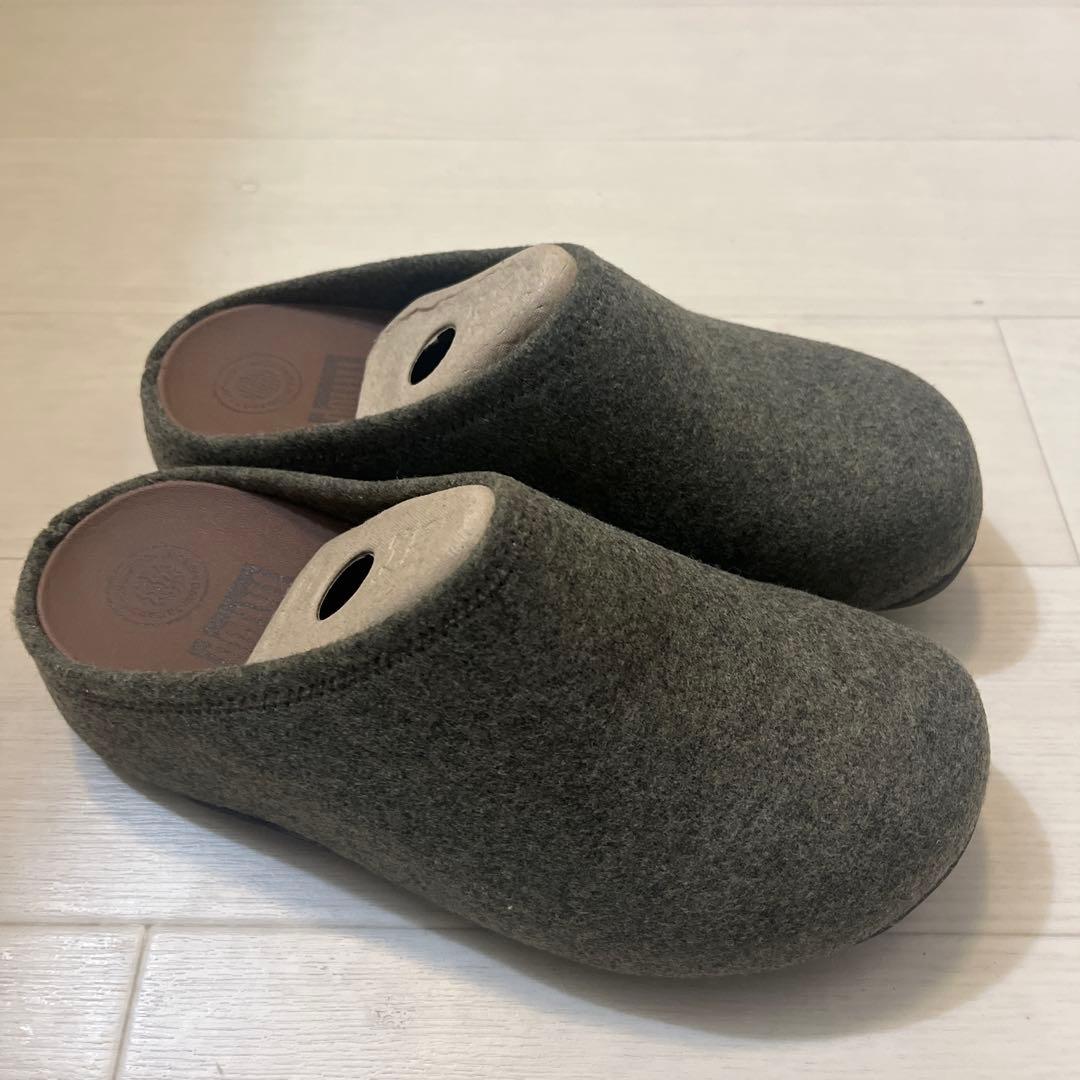 fitflop シャビフェルト　カーキ23cm