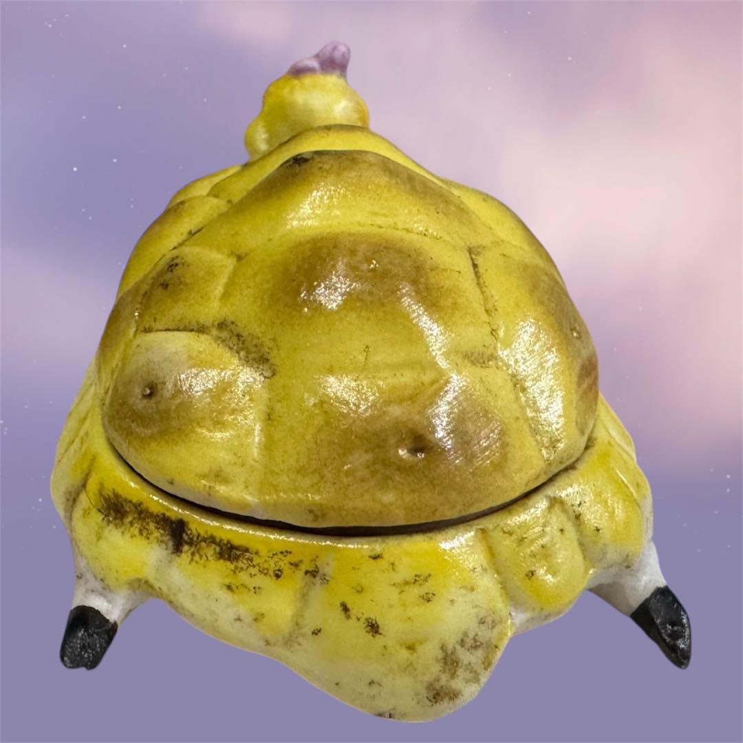 フランス雑貨 アンティーク風海亀女 小物入れ1800年代モチーフ 貴重希少