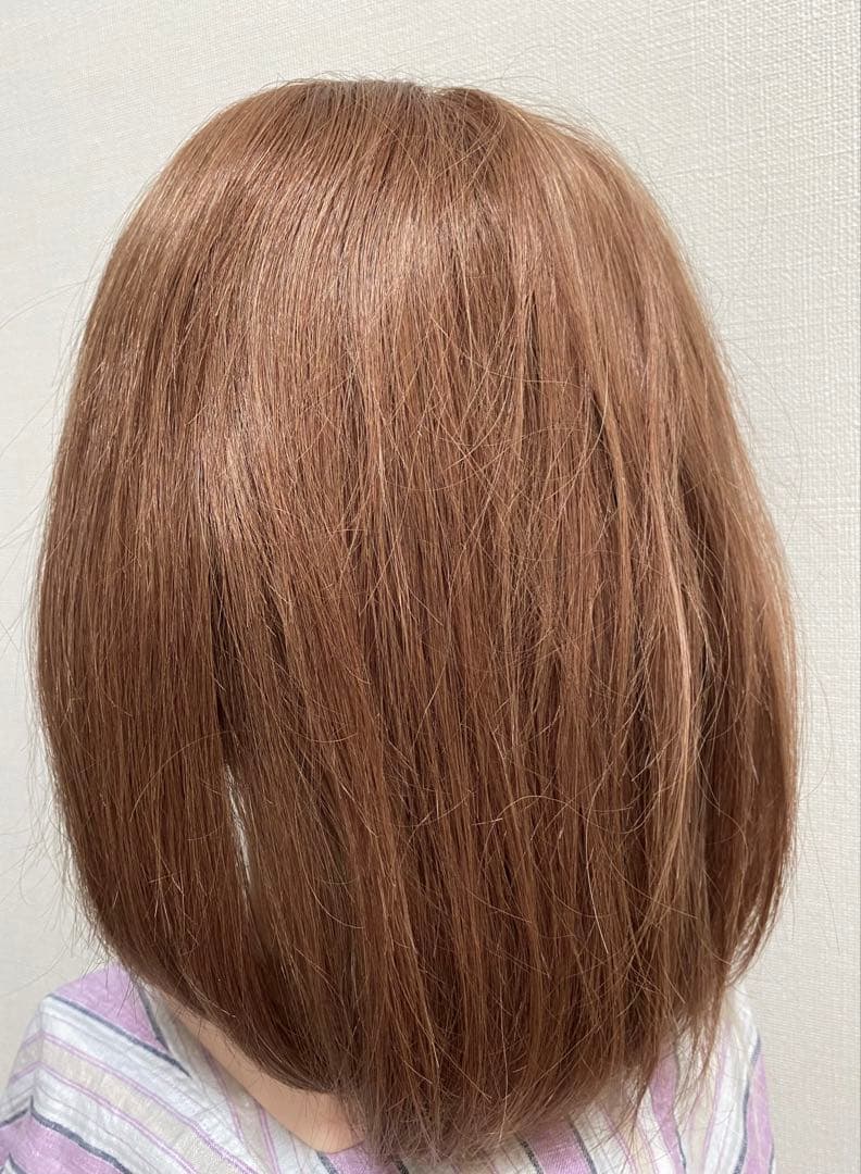 専用！百合子ウィッグ　ベージュミルクティー　人毛100% フルウィッグ