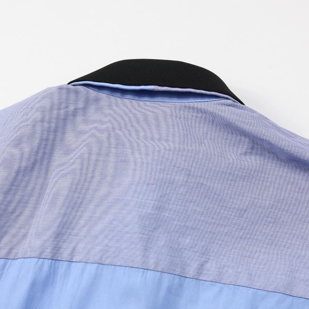 美品 ENFOLD 24AW KNIT CLERIC SHIRT グレンチェック