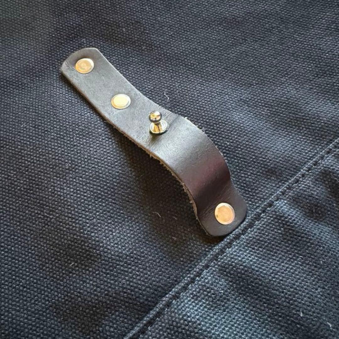 新品　ヘリテージレザー 別注 Newspaper Bag- 18oz 黒　完売品