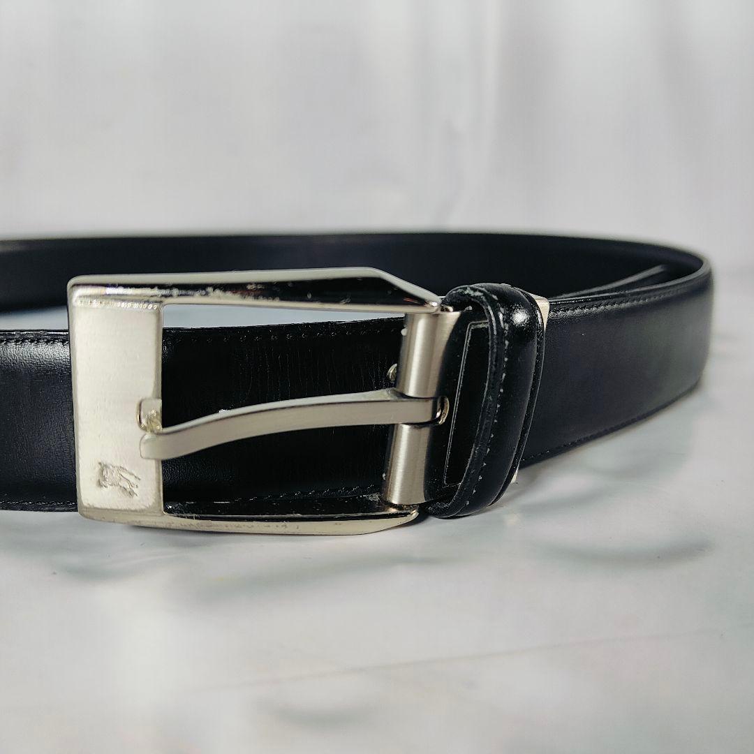 【高級ヴィンテージ】オールドバーバリー 極上エイジングドレスベルト　艶本革正規品