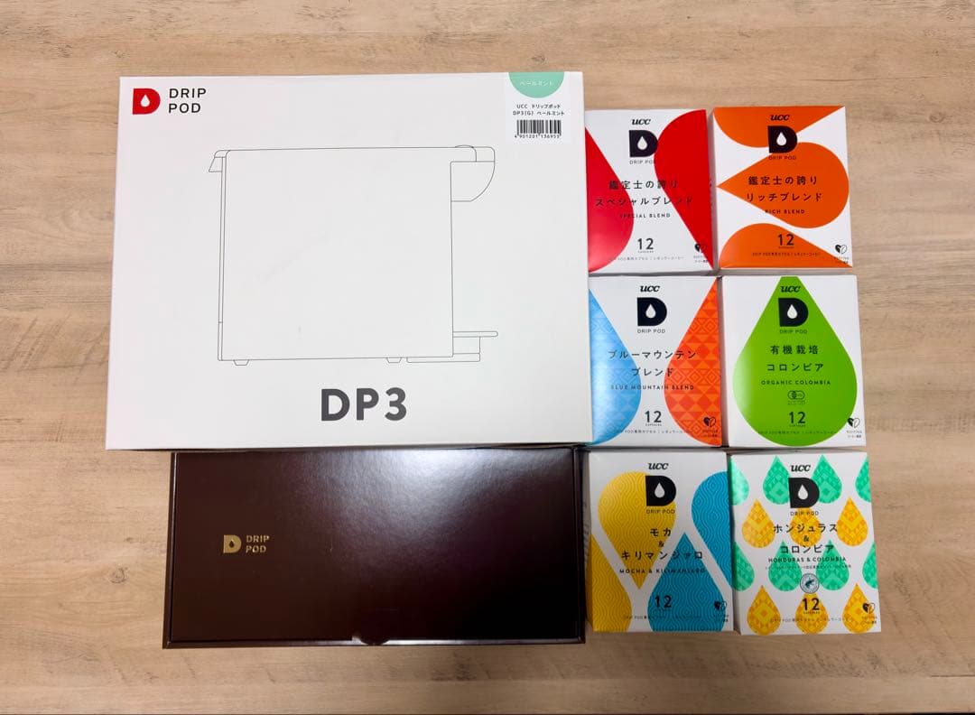 【新品未使用】UCC DP3 ペールミント 本体 カプセル87杯分