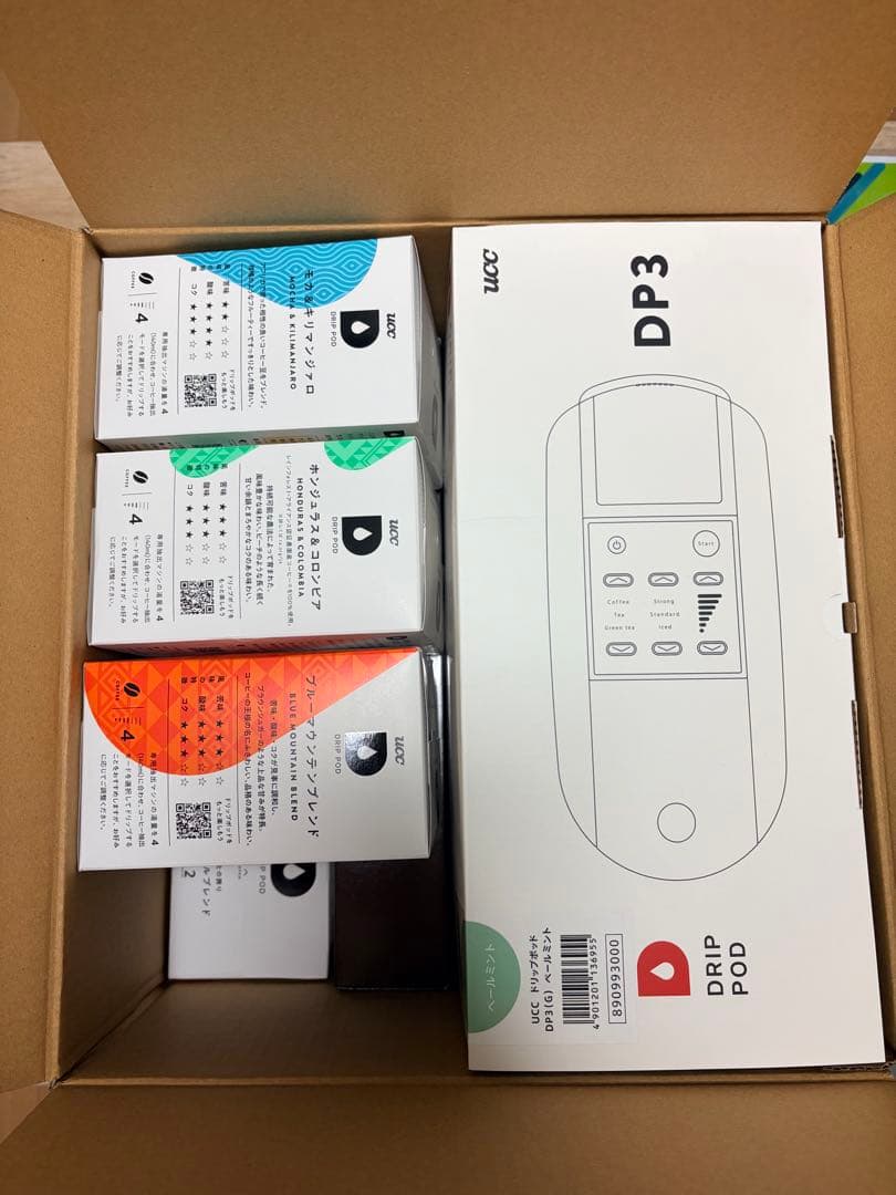 【新品未使用】UCC DP3 ペールミント 本体 カプセル87杯分