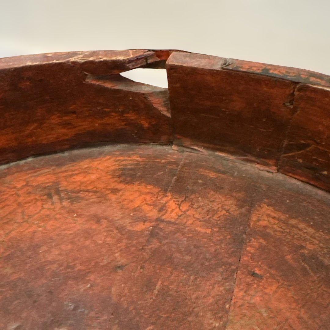 アンティーク＆ヴィンテージ　丸型座卓　サイドテーブル　カントーク