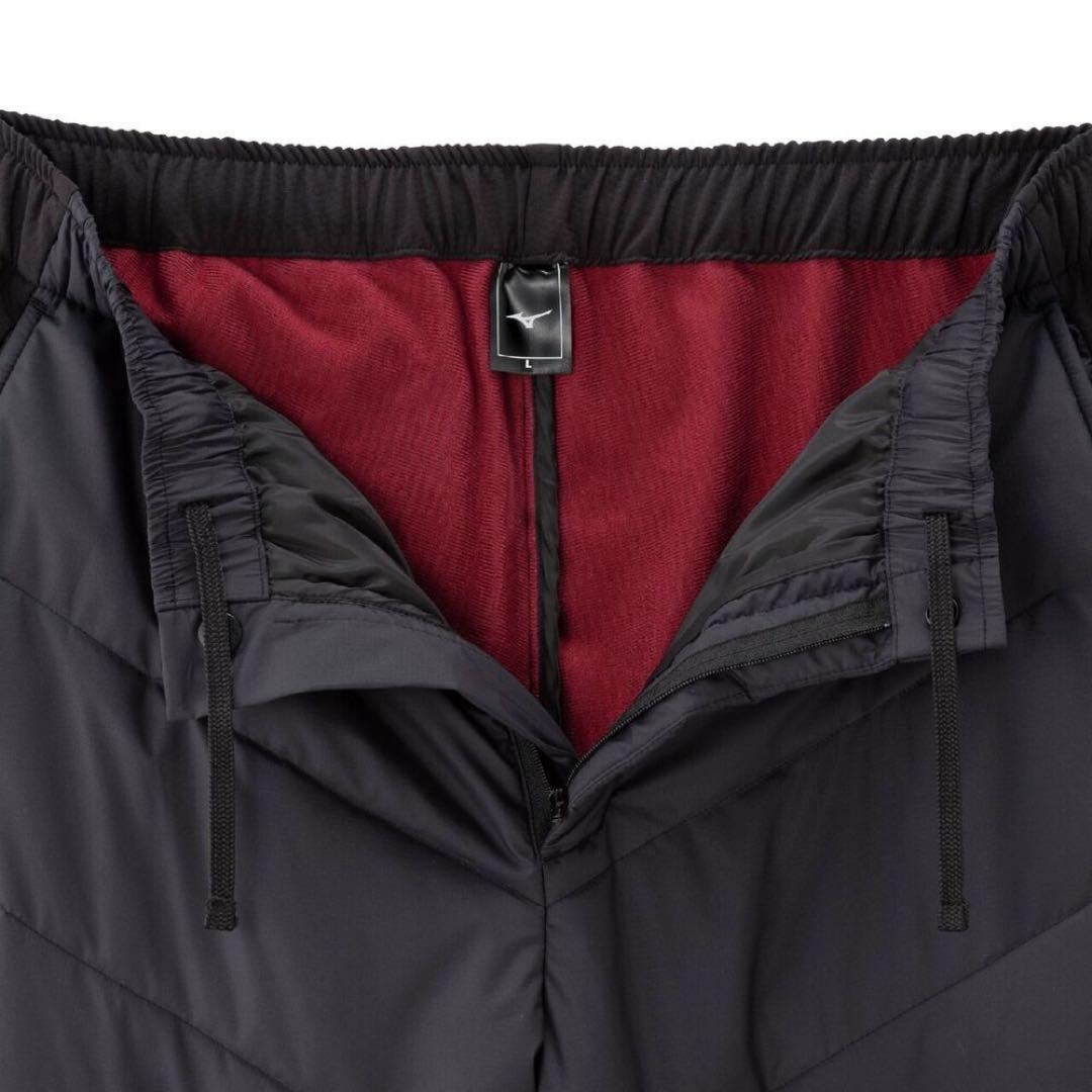 【新品・タグ付】ミズノ ブレスサーモ テックフィル パンツ Lサイズ ブラック