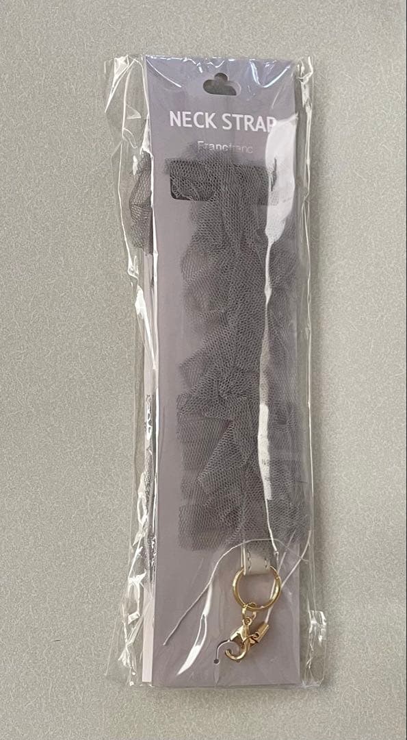 Franfran フレ ハンディファン ウェーブ シルバー×2 ネックストラップ