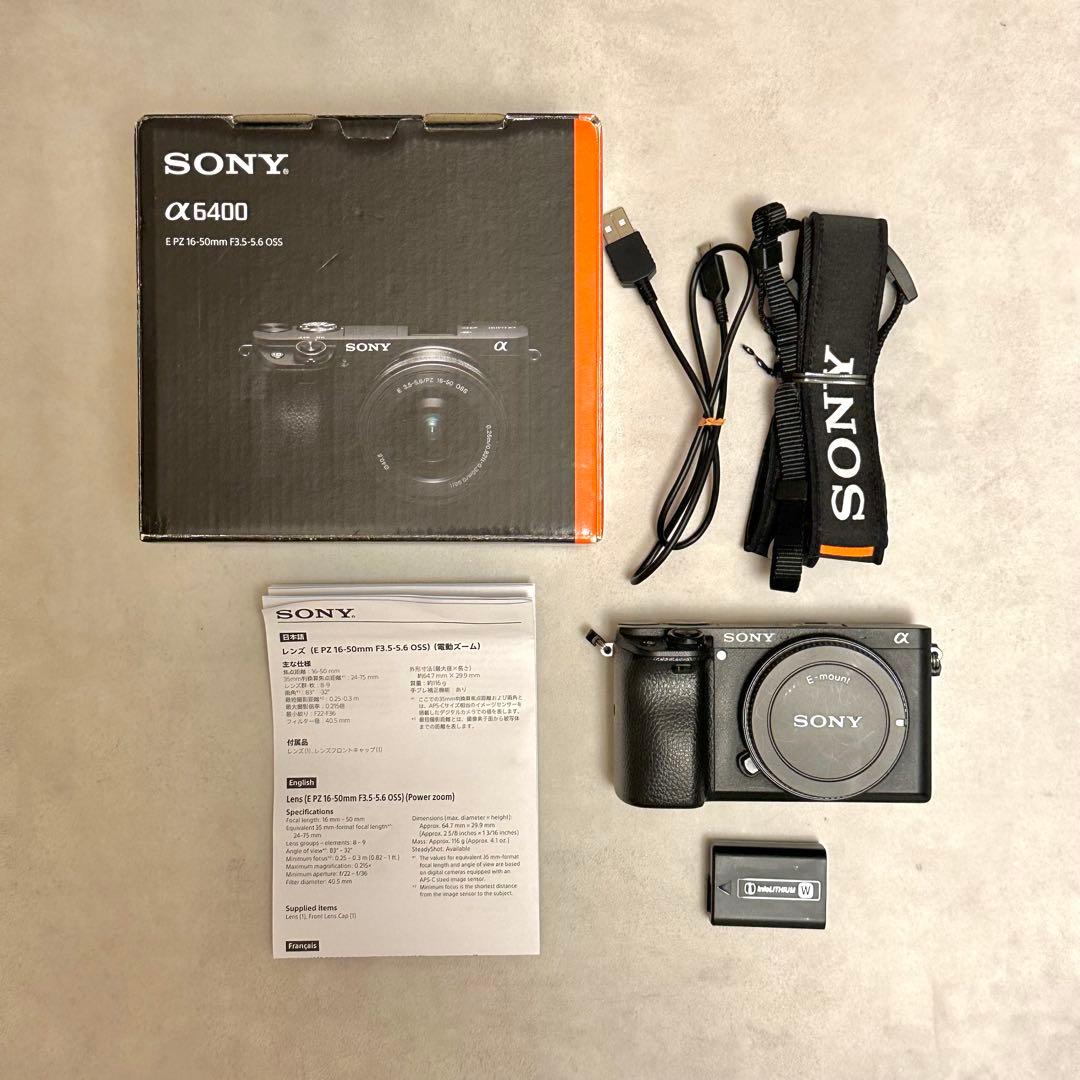 SONY α6400 ミラーレスカメラ 本体