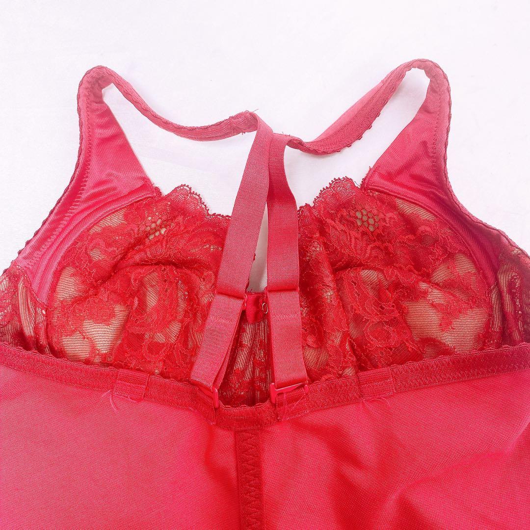 マ*ー様 392 MARUKO ボディスーツ　B75L デコルテレッド　限定色に