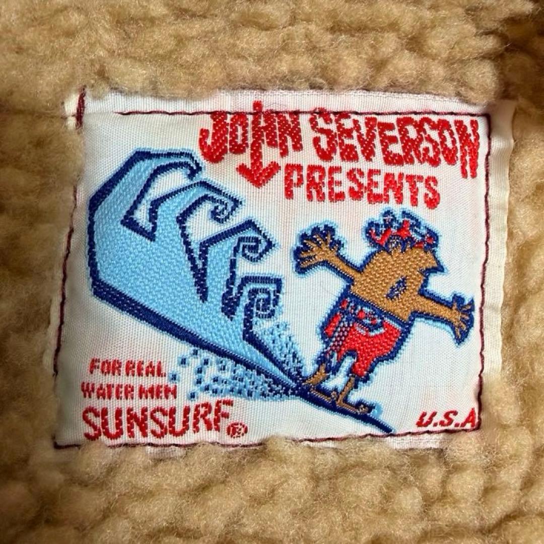 SUN SURF 別注 x JOHN SEVERSON N-1 デッキジャケット