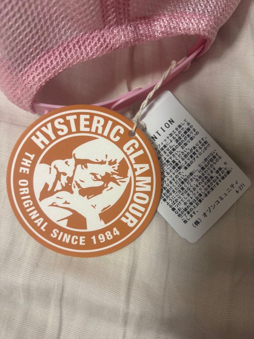 ヒステリックグラマー キャップ ピンク