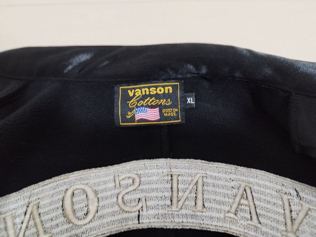 Vanson シングルライダースジャケット 黒