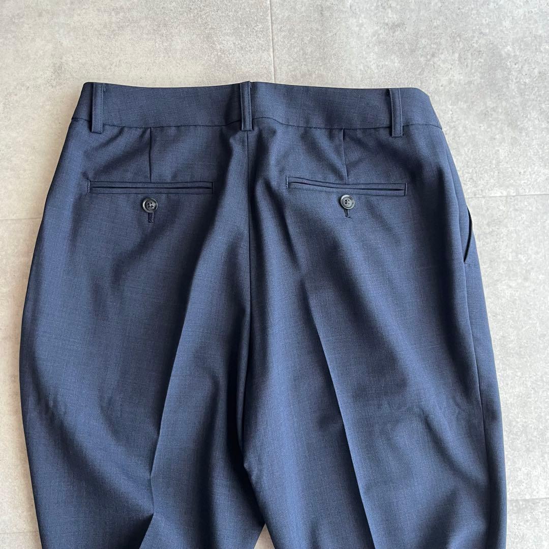 グリーンレーベルリラクシング カチリラ ノーラペル ジャケット パンツスーツ