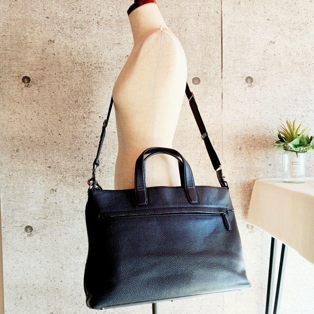 美品 フジタカ レザー 2way ショルダー トートバッグ 鞄 レディースメンズ
