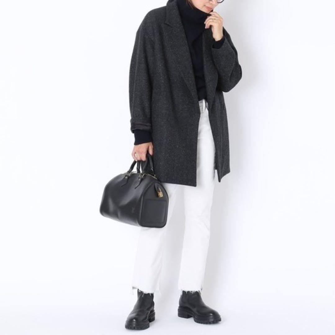 [Deuxieme Classe] ネップツイード ハーフコート