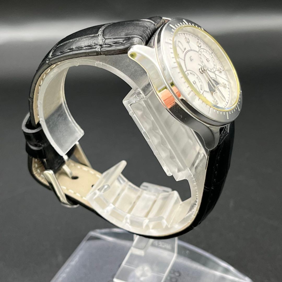 希少　稼動　腕時計　4℃　ヨンドシー　ムーンフェイズ　新品ベルト新品電池　F64