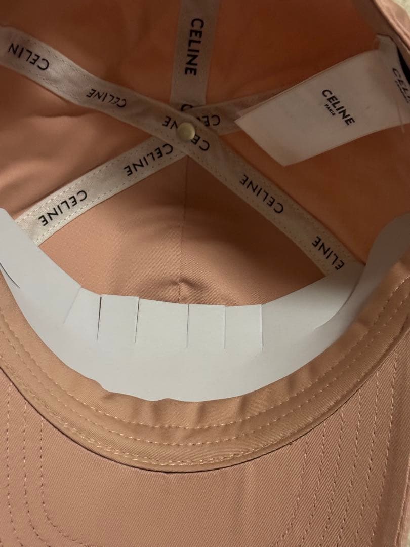 ピンク 刺繍ロゴ ベースボールキャップ