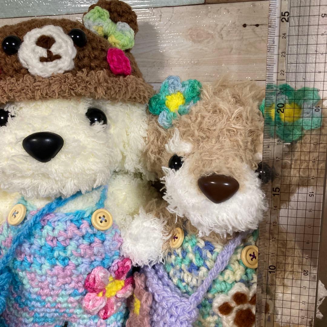 Lee　　シュナちゃん＆トイプーちゃんあみぐるみ