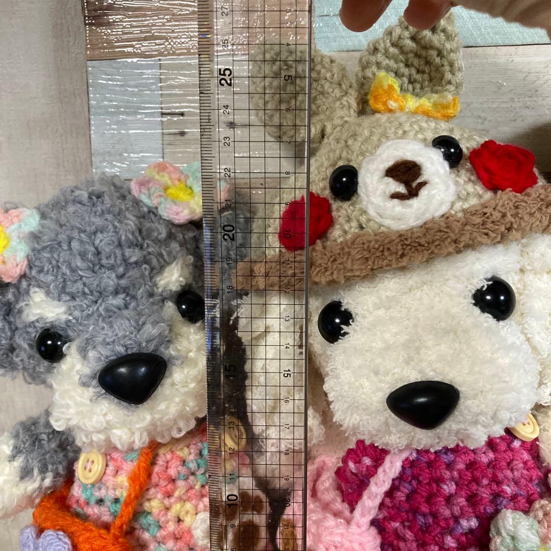 Lee　　シュナちゃん＆トイプーちゃんあみぐるみ