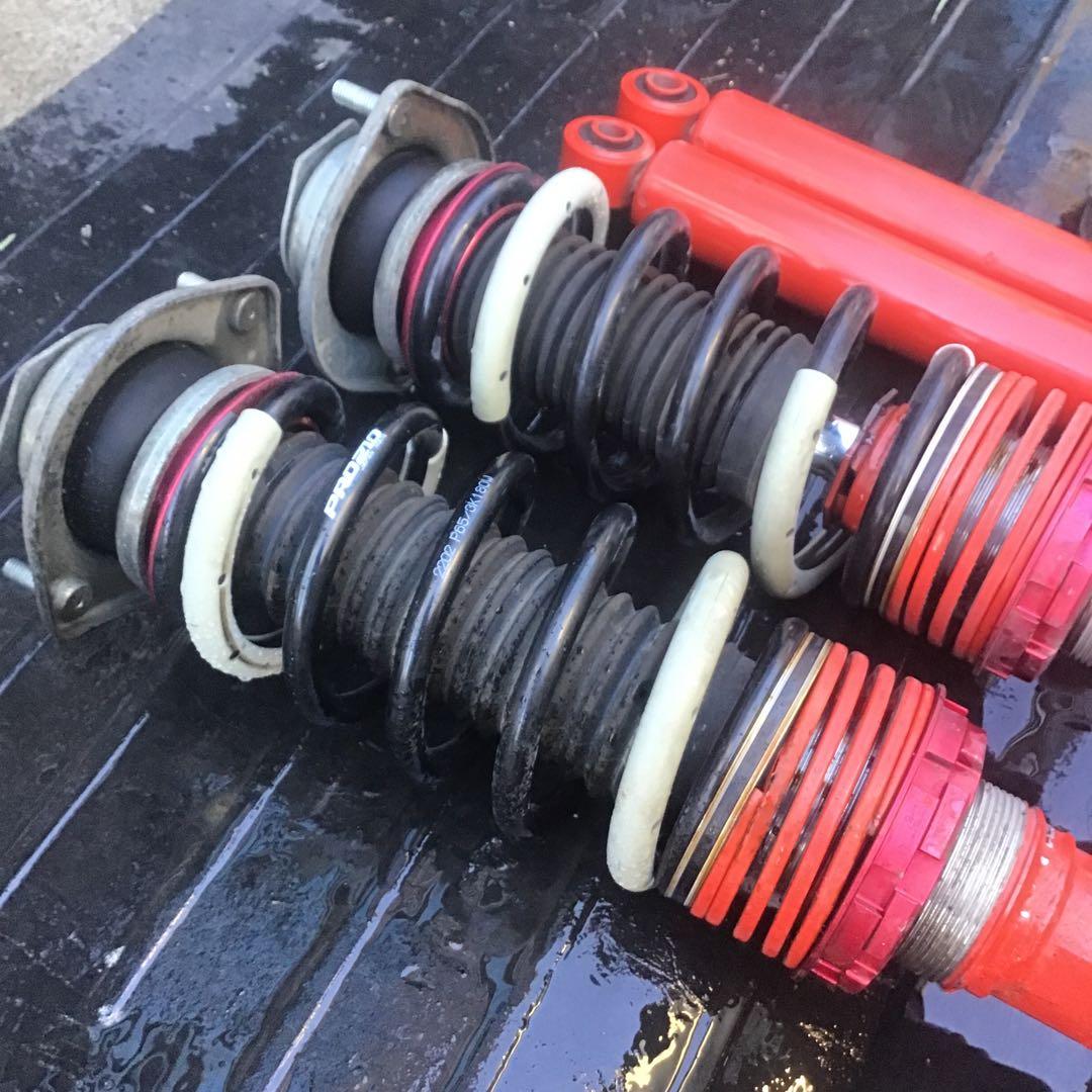 送料込み ミラ ミラジーノ L650S 車高調 タナベ