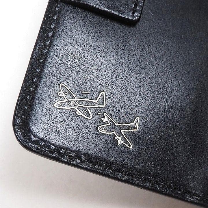 新品 ポールスミス キーケース ケース付 ブラック 小銭入 飛行機モチーフ