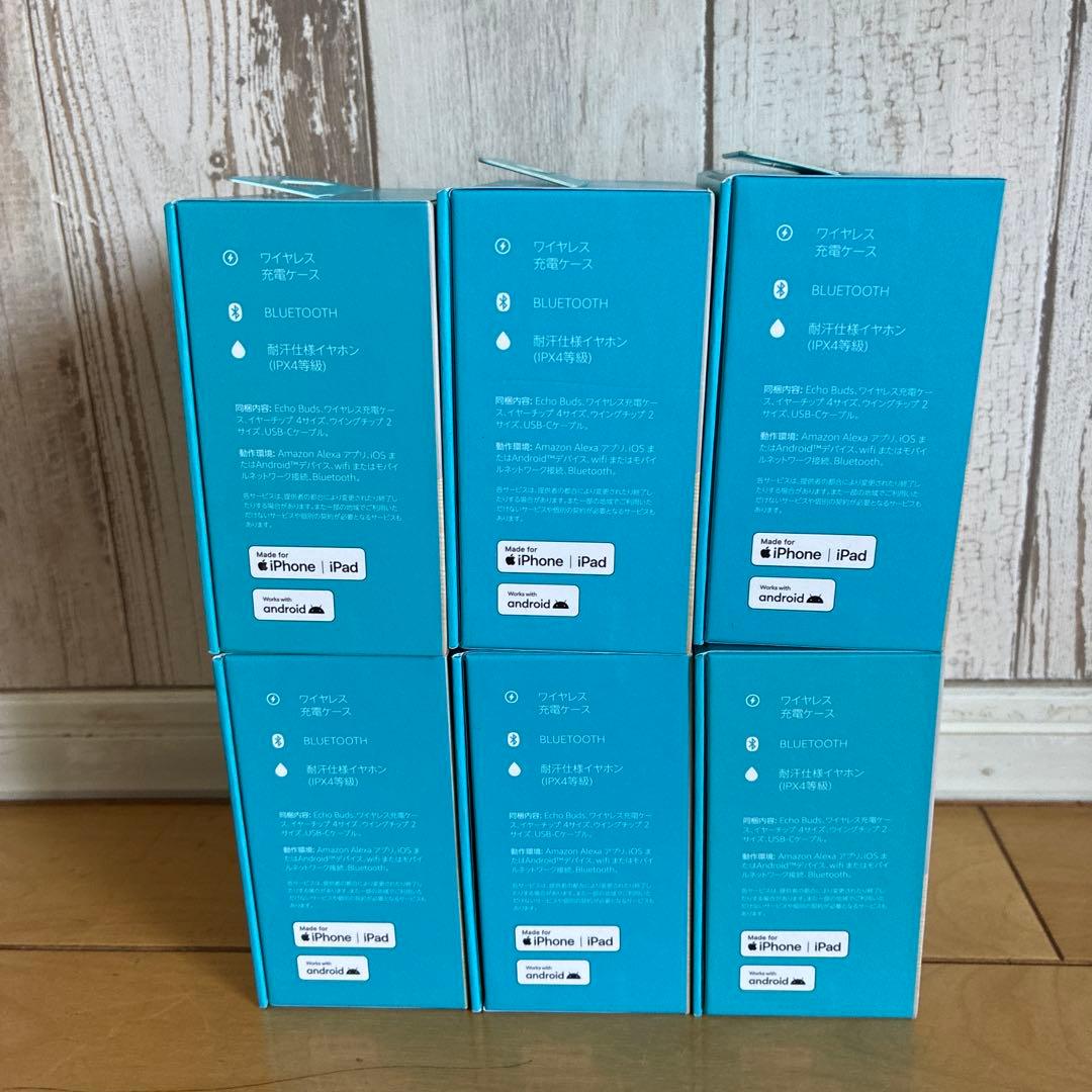 echo budsエコーバッズワイヤレスイヤホン 第2世代 6個セット