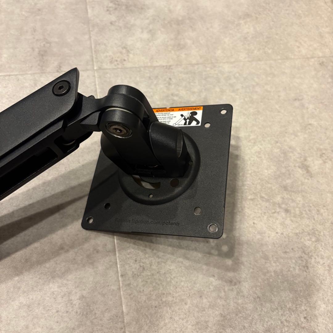 ergotron MXV モニターアーム　スリムタイプ マットブラック