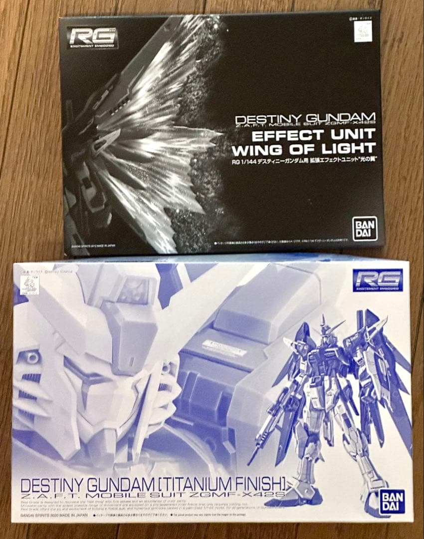 RGディスティニーガンダム(チタニウムフィニッシュ)＋エフェクトユニットセット