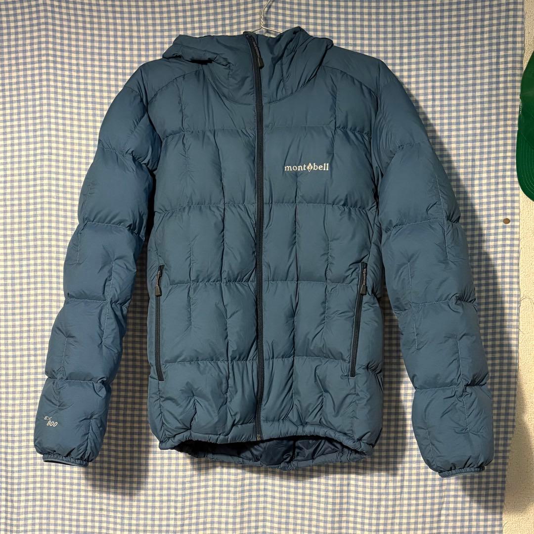 mont-bell ネージュダウンパーカー ブルー S