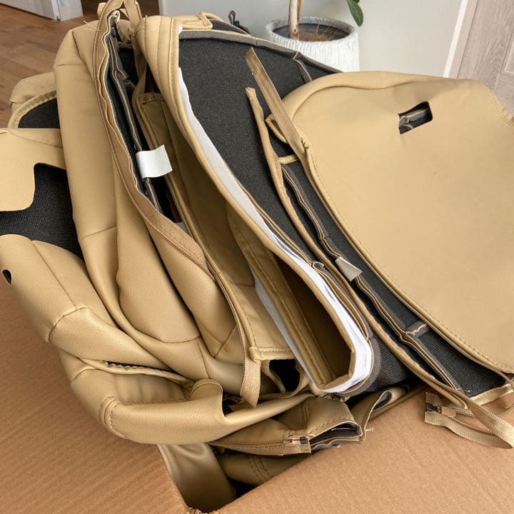 オデッセイシートカバー（ベージュ）