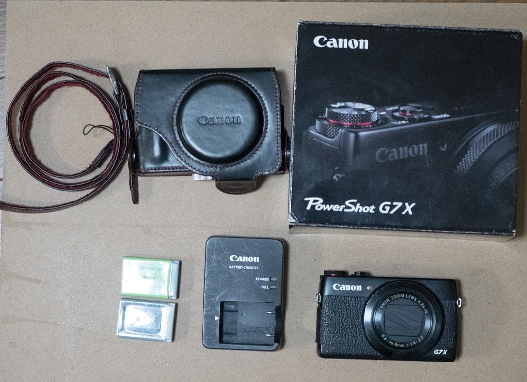 Canon PowerShot G7 X 本体と付属品　並品