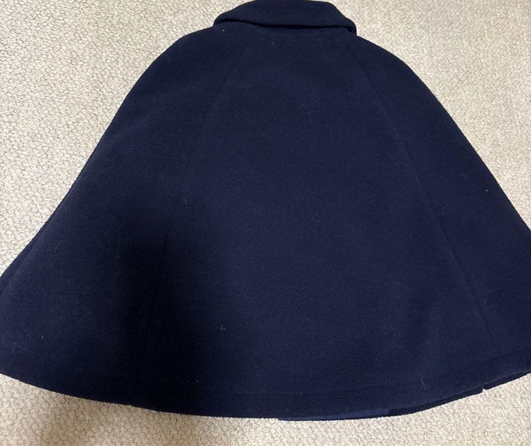 ファミリア コート ケープ ポンチョ 100-110サイズ