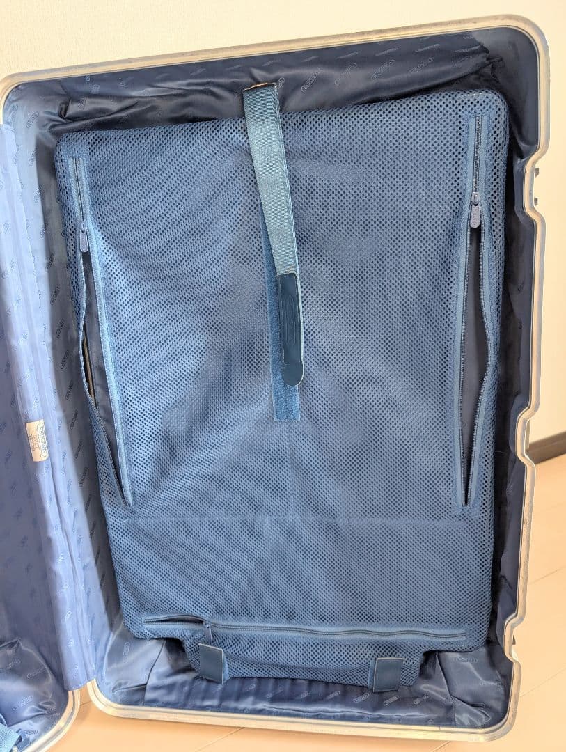 【良品】RIMOWA TOPAS シリーズ 104L 青ロゴ ホイール新品 4輪