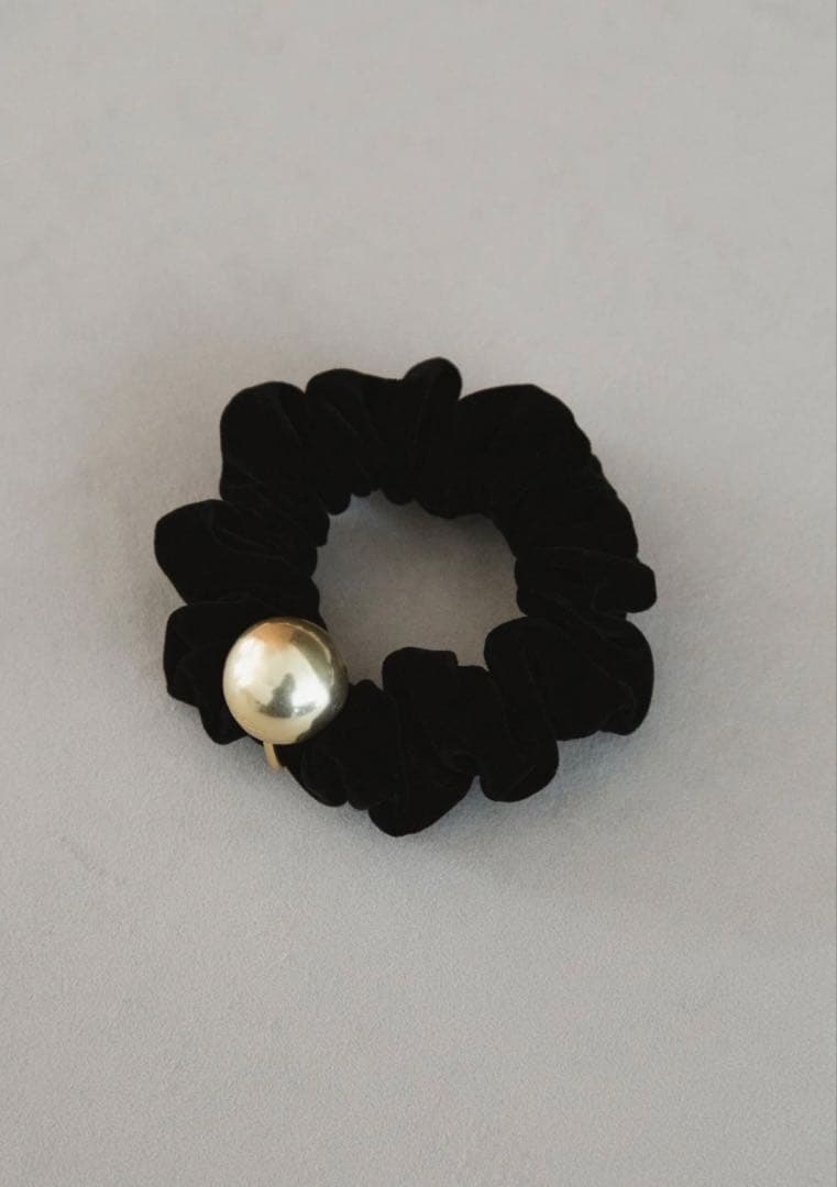 ヘアアクセサリー LETICIA Sphere-VELVET(Black)