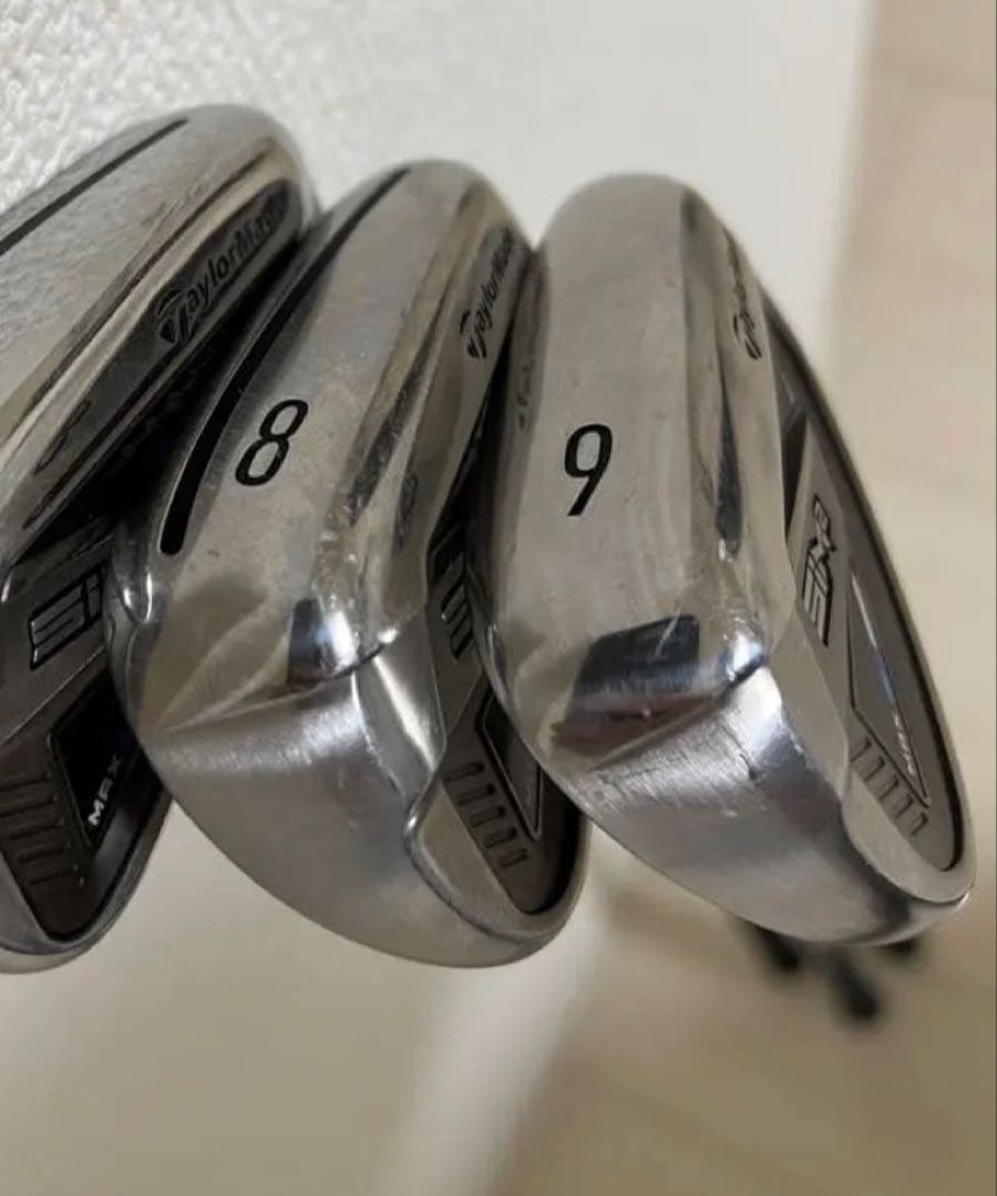 テーラーメイド、アイアン2本セット(9番、8番)、メンズ、右打ち用