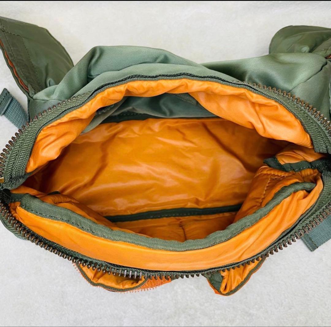 ポーター タンカー 2wayウエストバッグ ショルダー セージグリーン