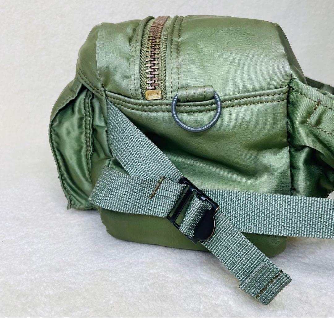 ポーター タンカー 2wayウエストバッグ ショルダー セージグリーン