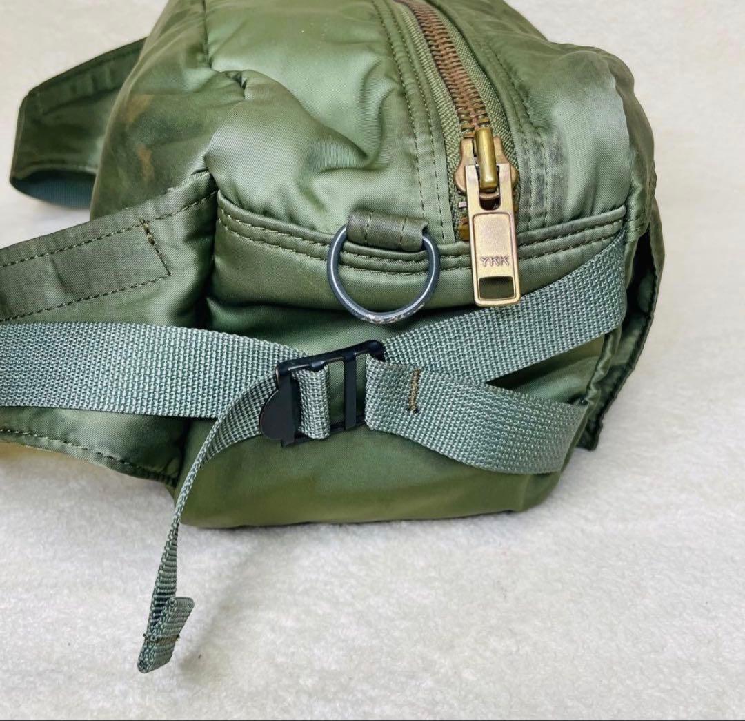 ポーター タンカー 2wayウエストバッグ ショルダー セージグリーン