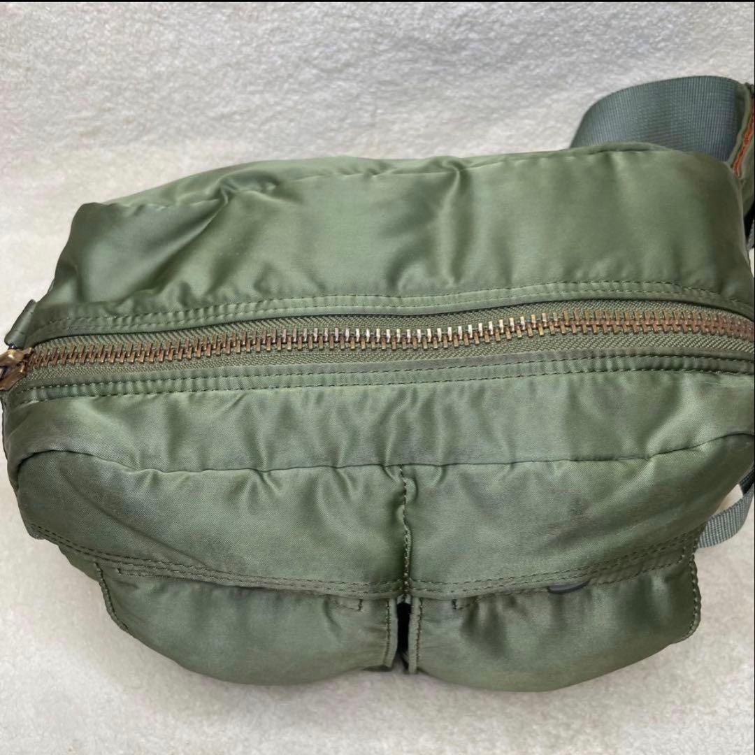 ポーター タンカー 2wayウエストバッグ ショルダー セージグリーン